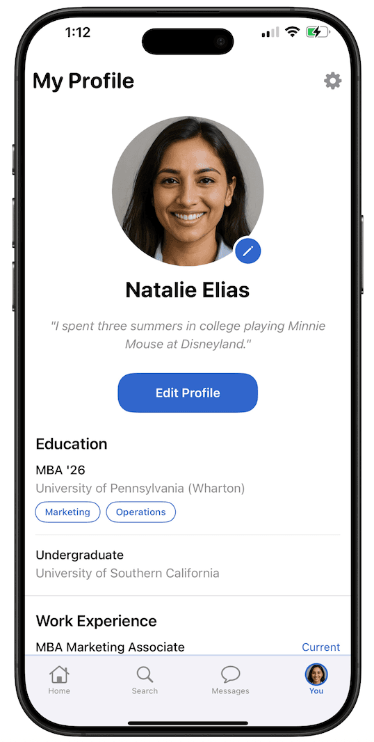 Build Your Brand screen