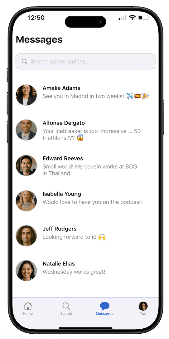 Unlimited Connections screen